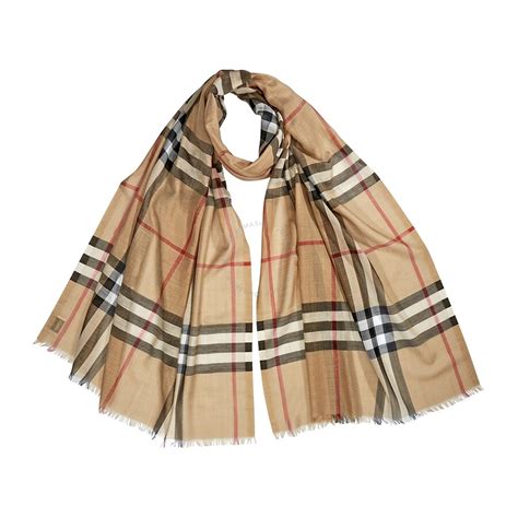 burberry 8015405|Burberry Giant Check Gauze Scarf 8015405 5045558238371.